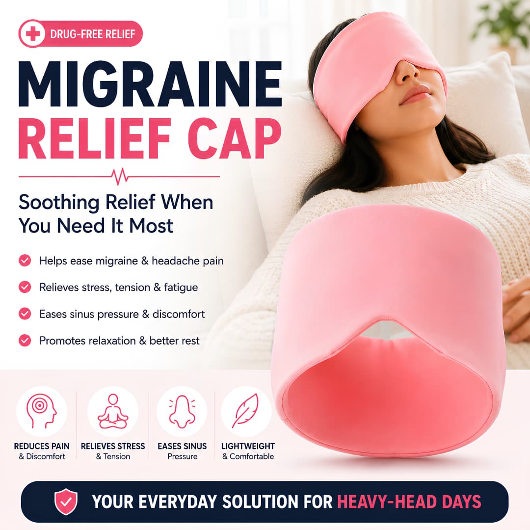 Migraine Pain Relief Cap ā Hot & Cold Therapy Headache Relief Solution