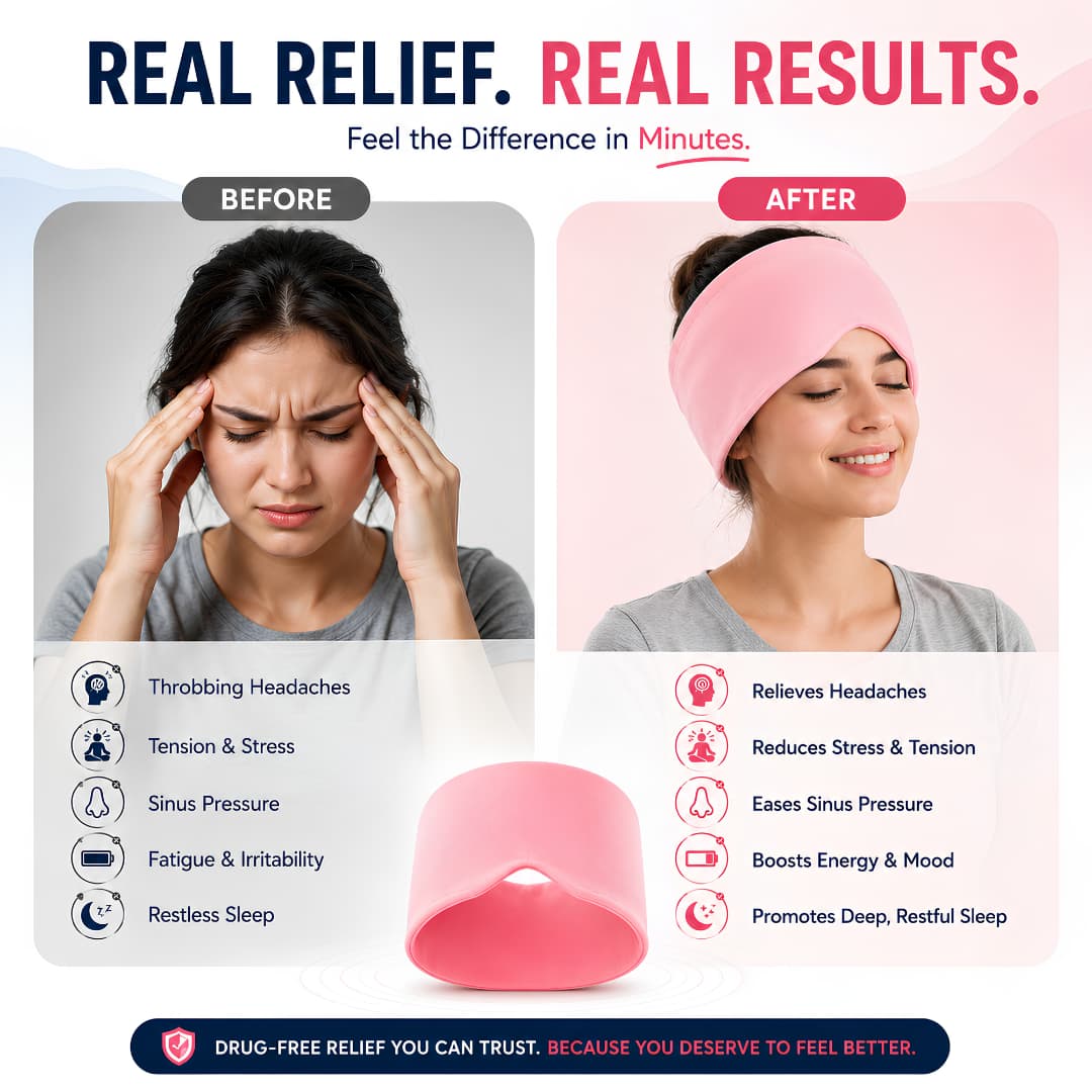 Migraine Pain Relief Cap ā Hot & Cold Therapy Headache Relief Solution